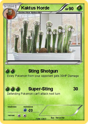 Pokemon Kaktus Horde