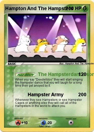 Pokemon Hampton And The Hampsters