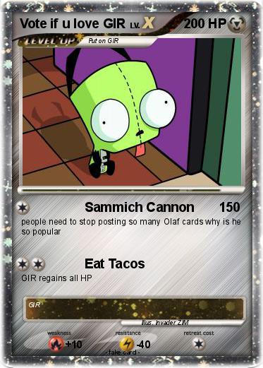 Pokemon Vote if u love GIR