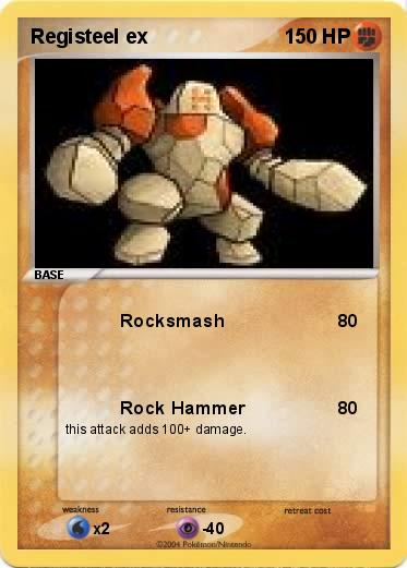 Pokemon Registeel ex