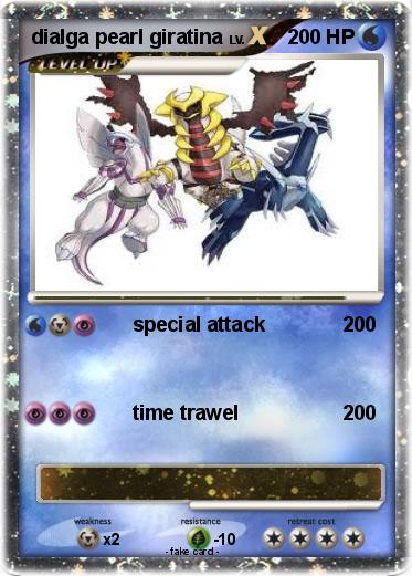 Pokemon dialga pearl giratina