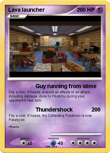 Pokemon Lava launcher