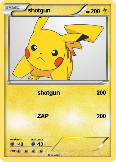 Pokemon shotgun