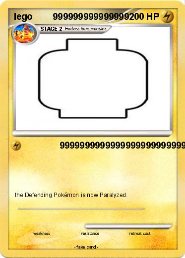 Pokemon lego        999999999999999