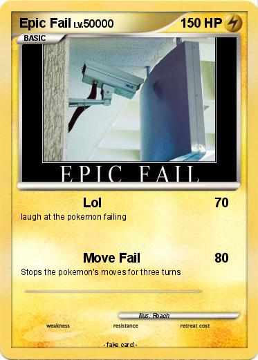 Pokemon Epic Fail