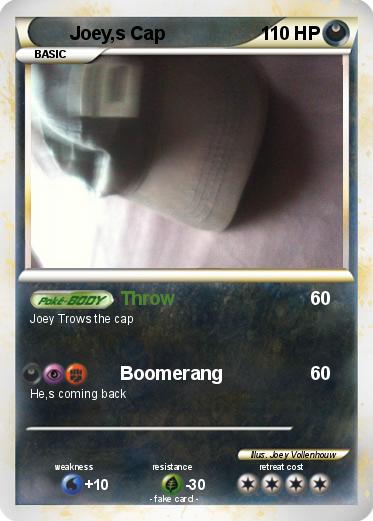 Pokemon Joey,s Cap