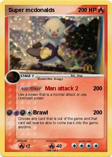 Pokemon Super mcdonalds