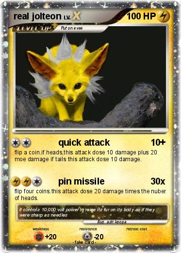 Pokemon real jolteon