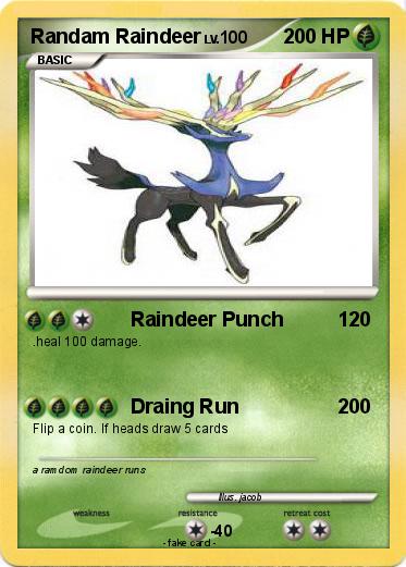 Pokemon Randam Raindeer