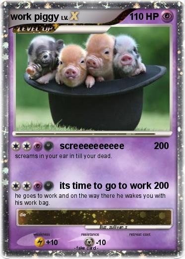 Pokemon work piggy