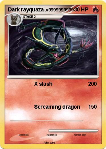 Pokemon Dark rayquaza
