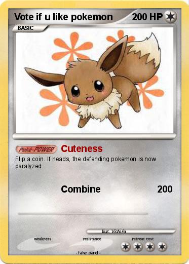 Pokemon Vote if u like pokemon
