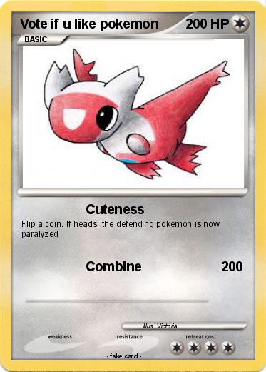 Pokemon Vote if u like pokemon