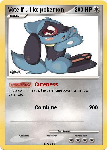 Pokemon Vote if u like pokemon