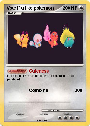 Pokemon Vote if u like pokemon