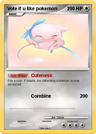 Pokemon Vote if u like pokemon