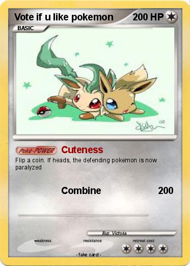 Pokemon Vote if u like pokemon