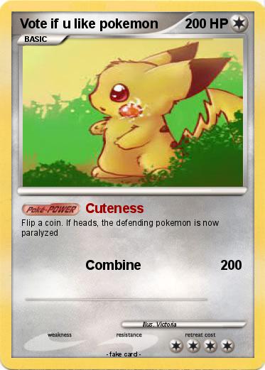 Pokemon Vote if u like pokemon