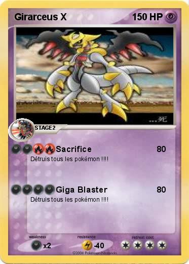 Pokemon Girarceus X
