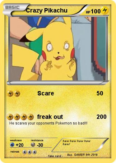 Pokemon Crazy Pikachu