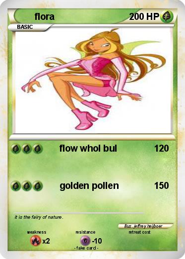Pokemon flora