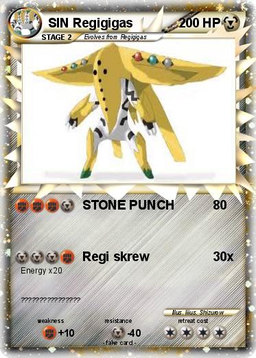 Pokemon SIN Regigigas