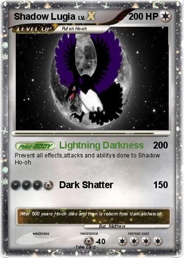 Pokemon Shadow Lugia