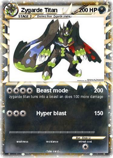 Pokemon Zygarde Titan