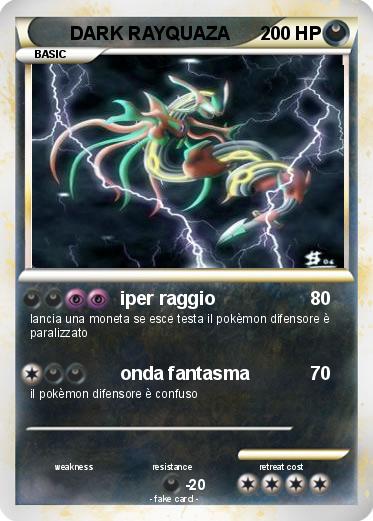 Pokemon DARK RAYQUAZA