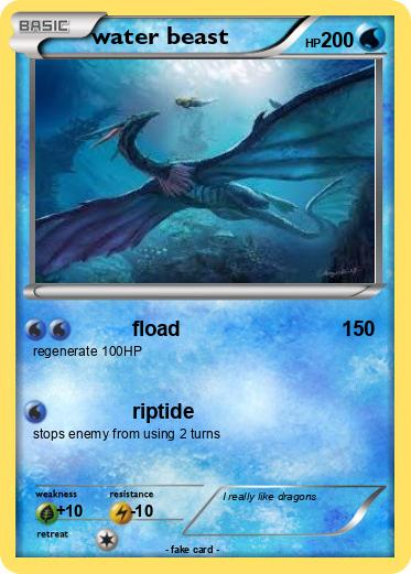 Pokemon water beast