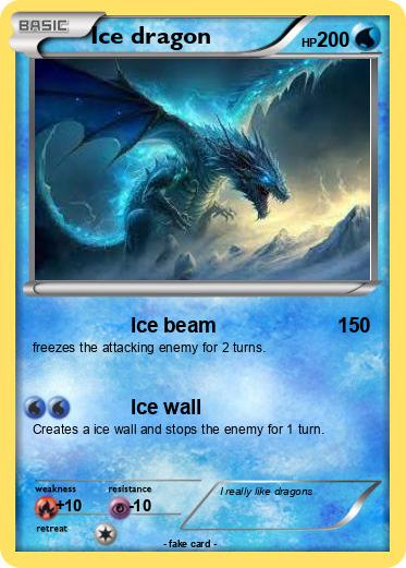 Pokemon Ice dragon