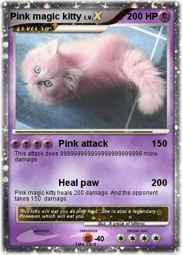 Pokemon Pink magic kitty