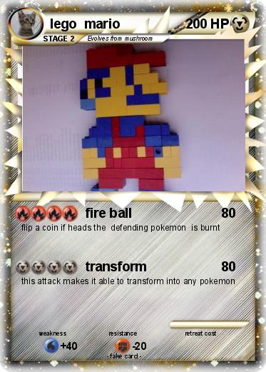 Pokemon lego  mario