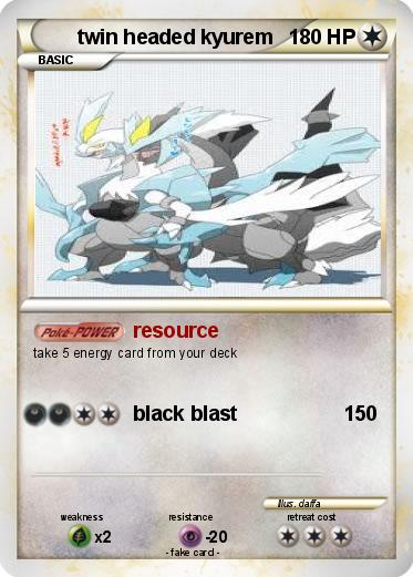 Pokemon twin headed kyurem