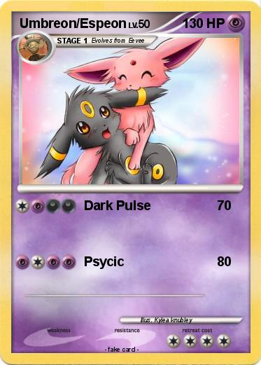 Pokemon Umbreon/Espeon