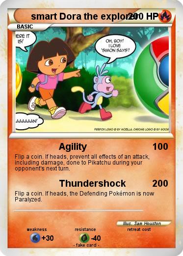 Pokemon smart Dora the explorer