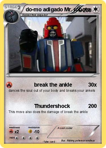 Pokemon do-mo adigado Mr. roboto