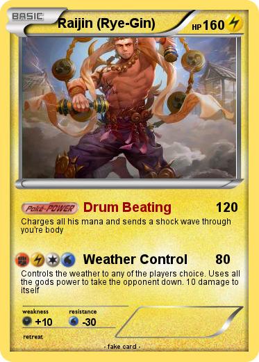 Pokemon Raijin (Rye-Gin)