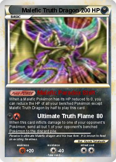 Pokemon Malefic Truth Dragon