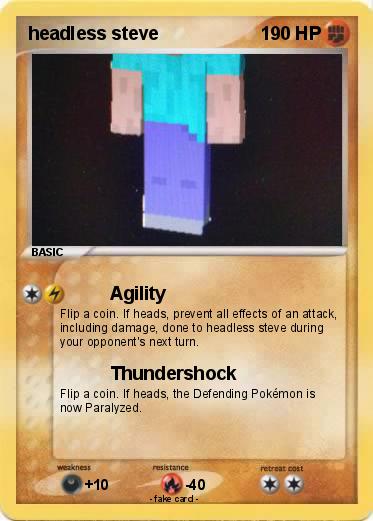 Pokemon headless steve