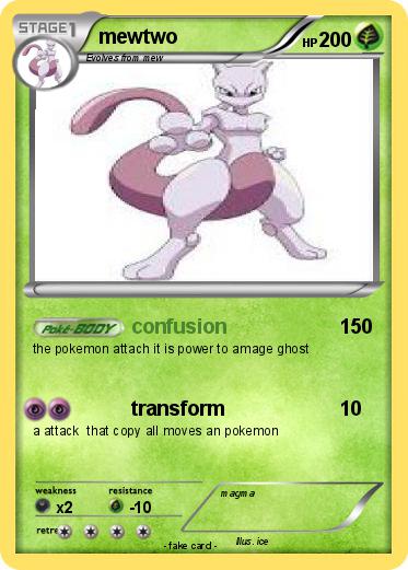 Pokemon mewtwo