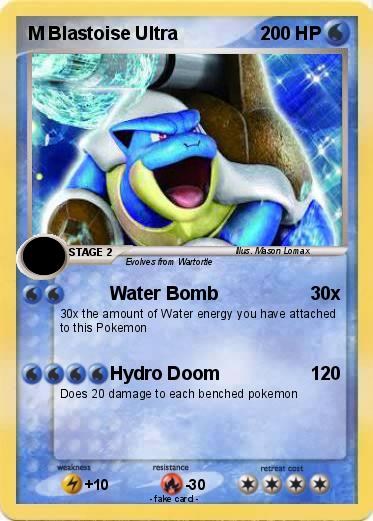 Pokemon M Blastoise Ultra