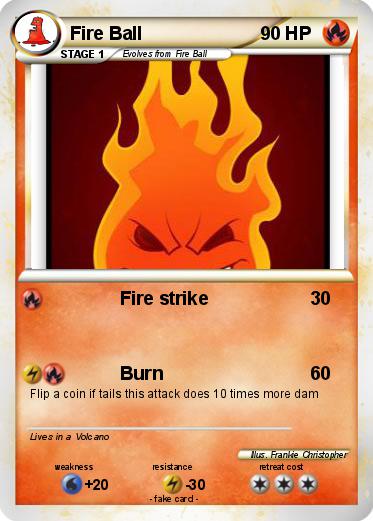 Pokemon Fire Ball