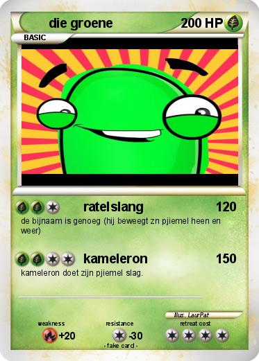 Pokemon die groene