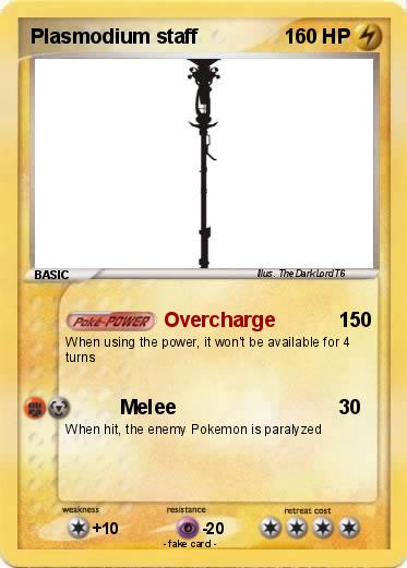 Pokemon Plasmodium staff