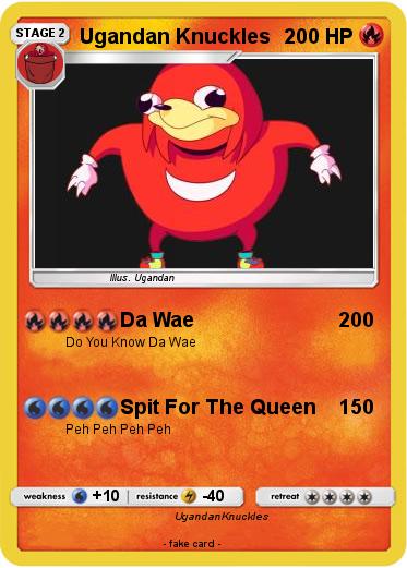 Pokemon Ugandan Knuckles