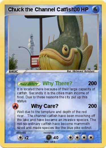 Pokemon Chuck the Channel Catfish