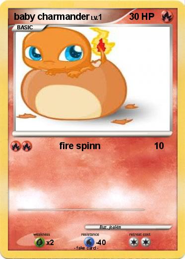 Pokemon baby charmander