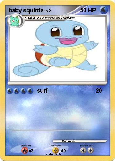 Pokemon baby squirtle