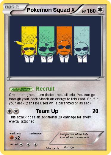 Pokemon Pokemon Squad X